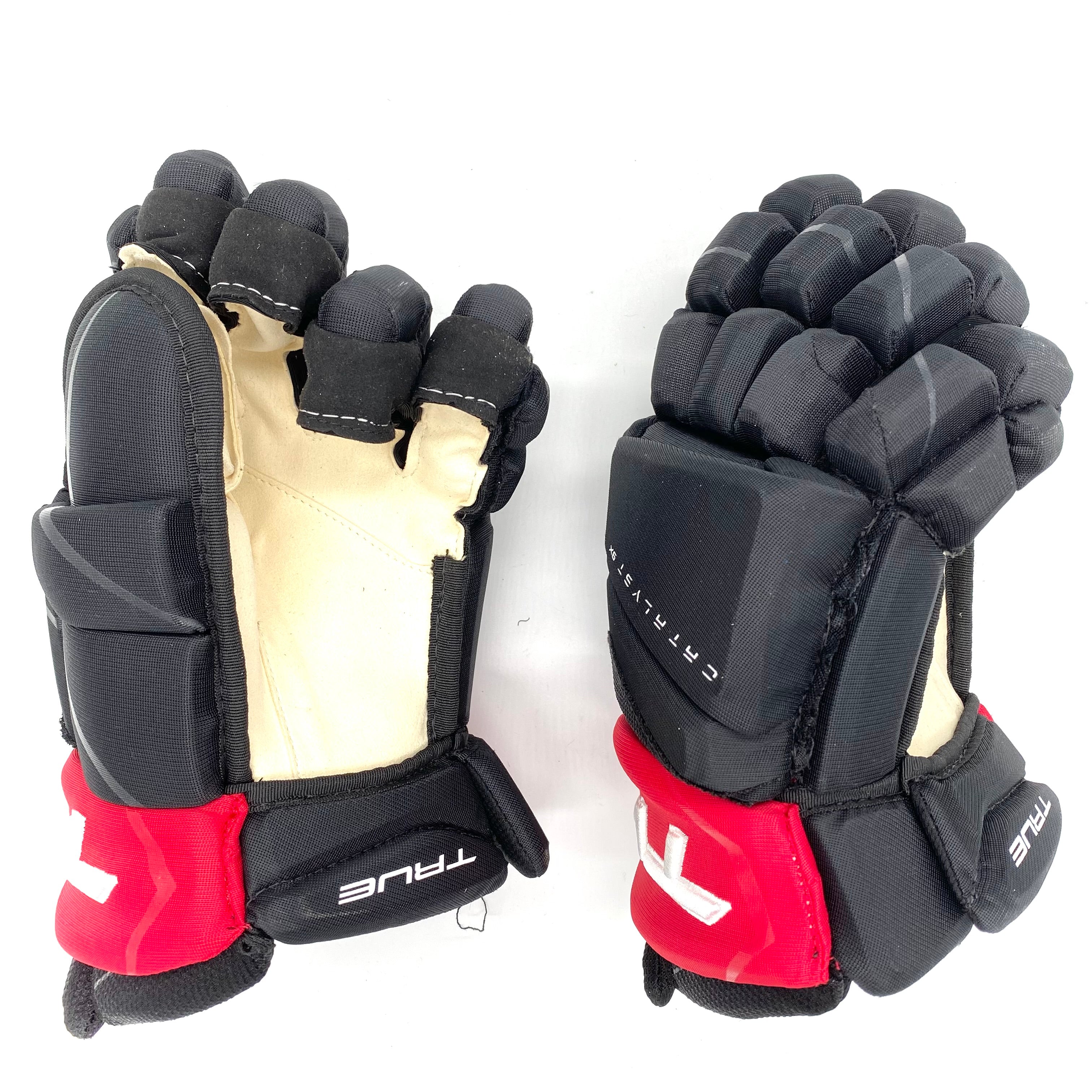 True Catalyst 9X - Gants Pro Stock d'occasion haut de gamme (noir/rouge)